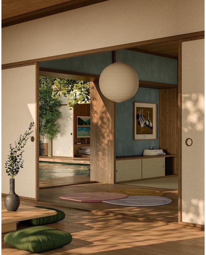 Japanese Interior Design Color