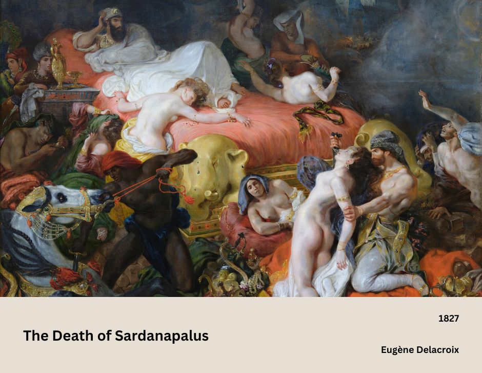 The Death of Sardanapalus by Eugène Delacroix: A Controversial Frame