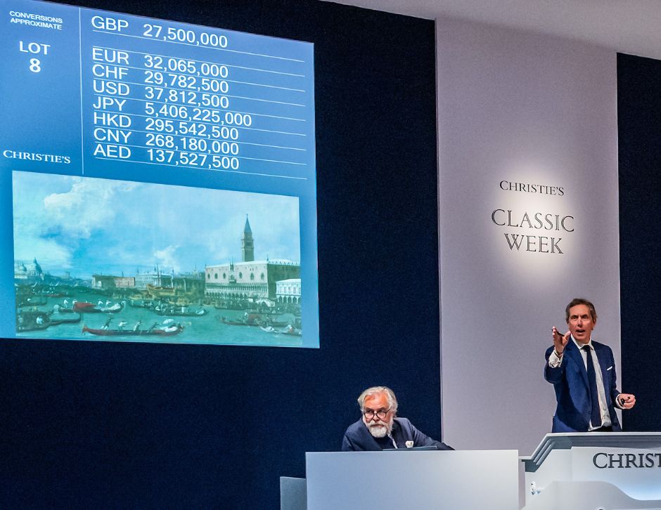 Christie’s Sets New Record for Canaletto at $43.8 M